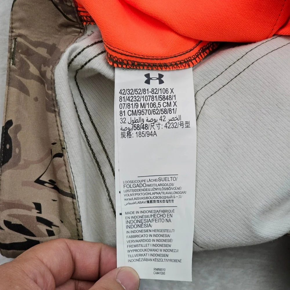 Under Armour Ridge Reaper Hunting Pants Mens 42x32 Camo Cargo Tactical NWOT